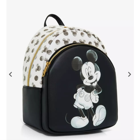 Loungefly Disney Mickey Mouse Black & White Icon Cardholde - Picture 2 of 6